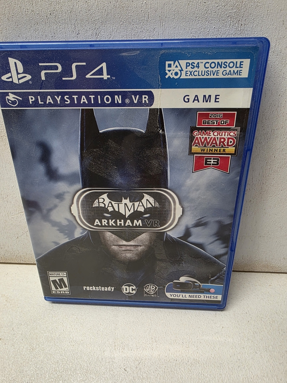 Batman Arkham VR PS4 PlayStation 4 PSVR Game Complete Tested Working CIB